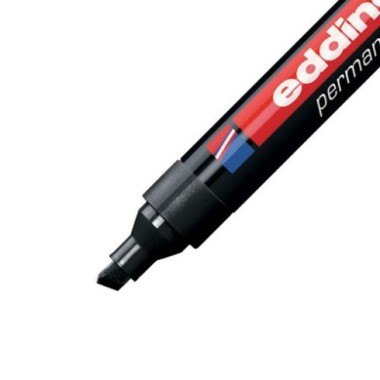 MARCADOR EDDING 330 NEGRO P/BISELADA PERMANENTE