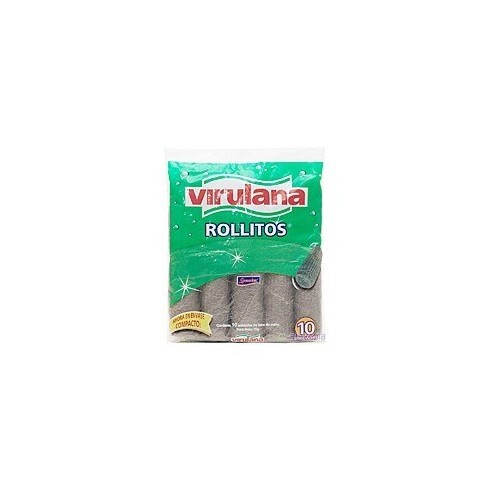 VIRULANA X 6 UNIDADES 42GR LANA ACERO
