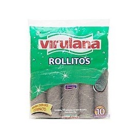 VIRULANA X 6 UNIDADES 42GR LANA ACERO