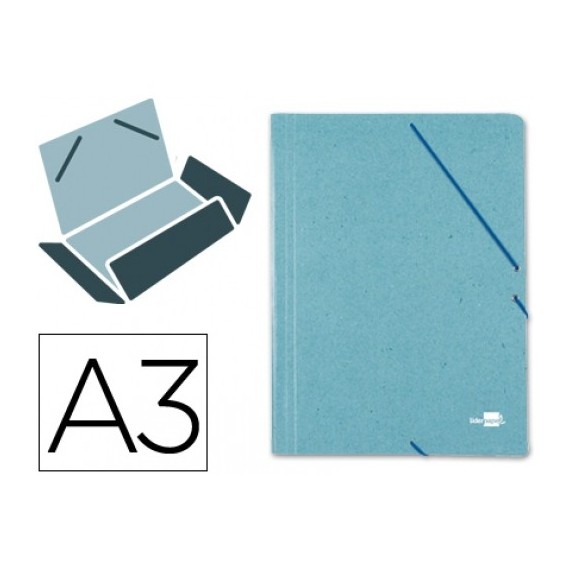 CARPETA C/ELASTICO PRESSPAN 35X50CM - TAMAÃ‘O A3