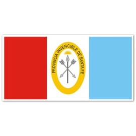 BANDERA SANTA FE CEREMONIA GRANDE BORDADA