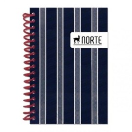LIBRETA CON ESPIRAL 8X11.5CM 40H. NORTE Nº 4030