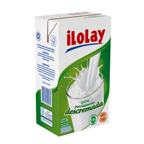 LECHE DESCR. UAT ILOLAY 12 X 1LT LARGA VIDA