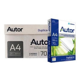 CAJA X 12 UND RESMA A4 70 GR AUTOR LEDESMA