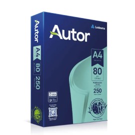 RESMA COLOR A4 VERDE X 250H 80GR. AUTOR