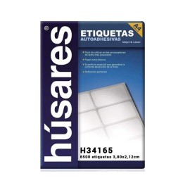 ETIQ. A4 HUSARES 34165 X 100 PLIEGOS 3.8 X 2.12CM
