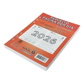 REP. AGENDA N°8 PAGINA X DIA BONJOUR COD 3698 AÑO 2026