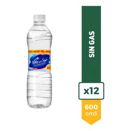 AGUA MINERAL VILLA DEL SUR 12UND X 600CC.