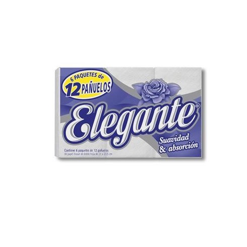 PAÃ‘UELOS ELEGANTE 6 PACK X 12U C/U