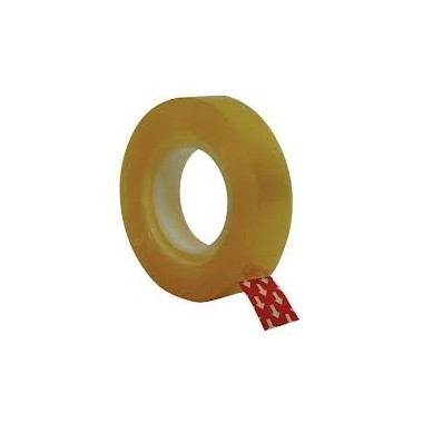 CINTA ADHESIVA 12MM X 25 MTS CORTE FACIL